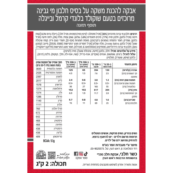 אבקת חלבון סופר אפקט 2 ק"ג - Super Effect One Whey – תמונה 7