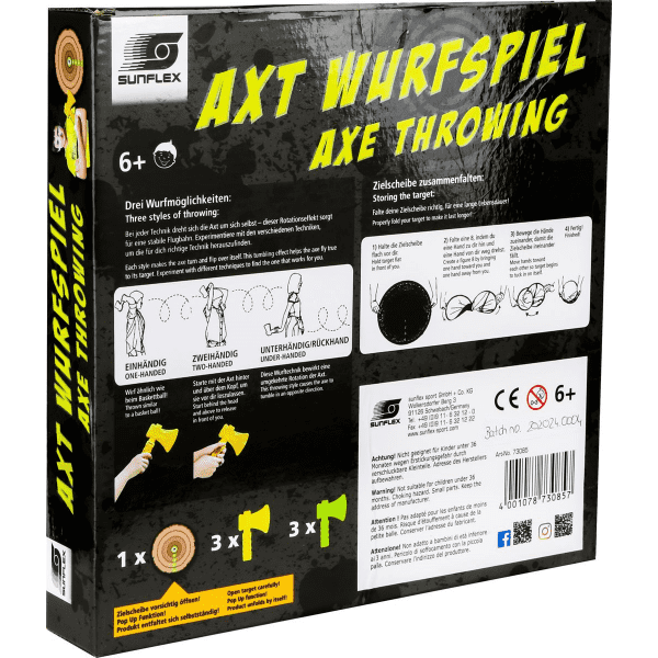 משחק זריקת גרזן SUNFLEX AXE THROWING GAME – תמונה 3