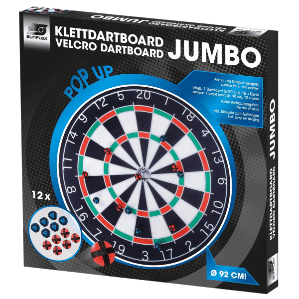 לוח קליעה למטרה סקוטש SUNFLEX VELCRO DARTBOARD JUMBO