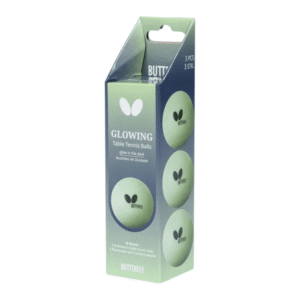 כדורי טניס שולחן זוהרים בחושך Butterfly Glowing Balls