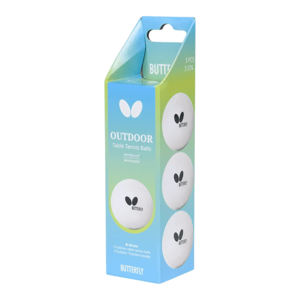3 כדורי טניס שולחן חוץ Butterfly Outdoor