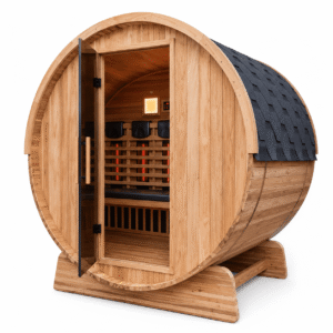 סאונת חוץ אינפרא אדום Sauna Becker Barrel